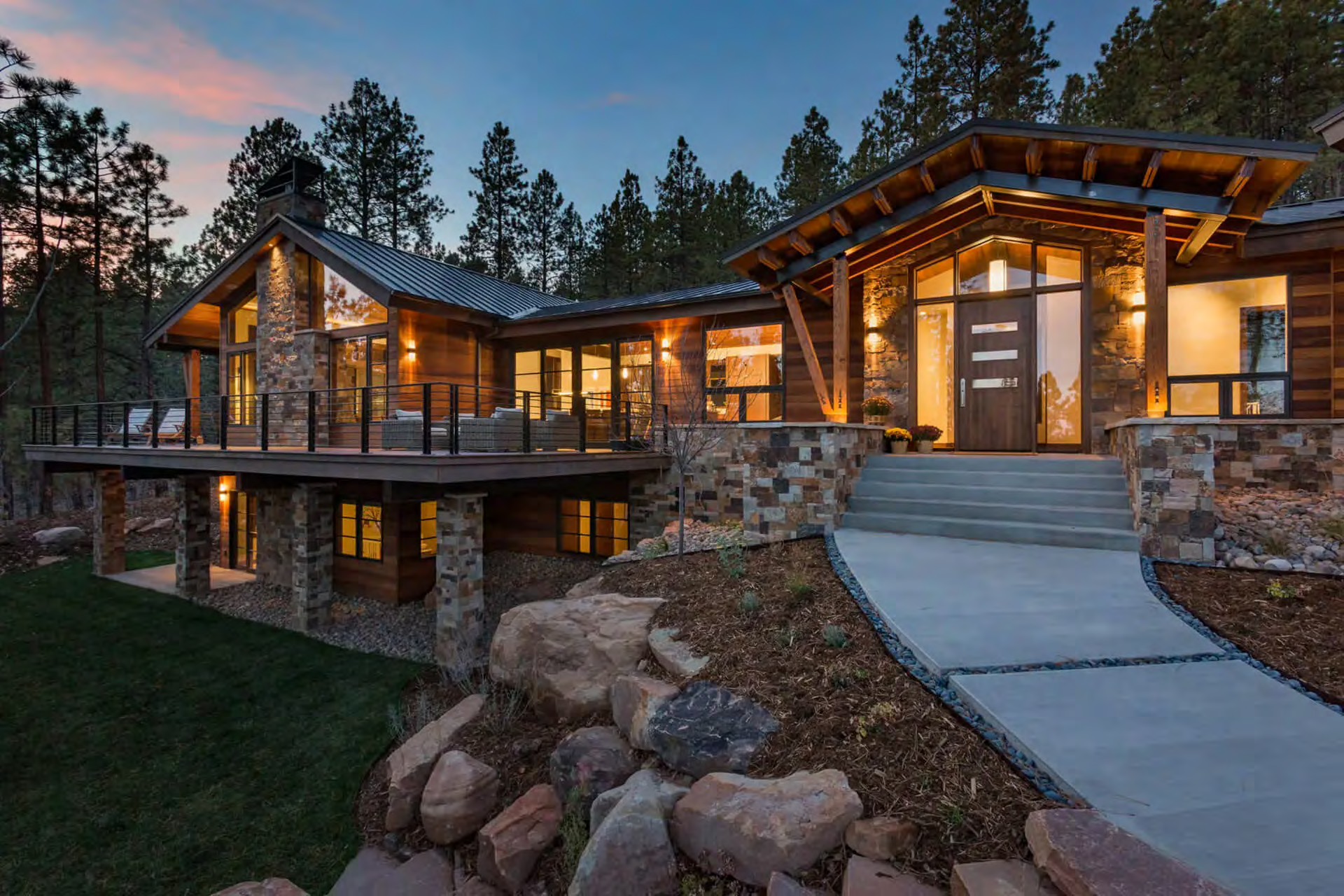 Luxury residential decks (illustrative)